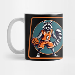 Raccoon basketball player Mug